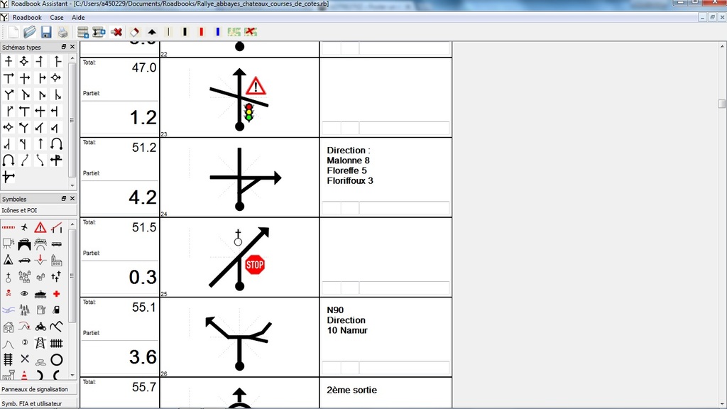 Faire un roadbook (niveau facile/intermédaire)